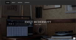 Desktop Screenshot of emilymcdermott.com